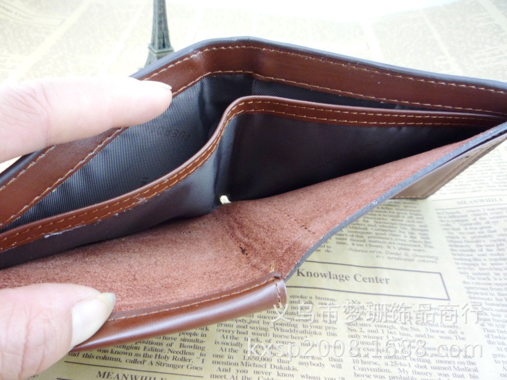 男士仿真皮盒裝精品錢包