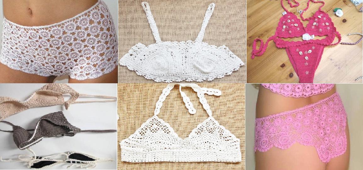 Crochet Lace Underwear