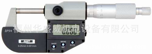 供应青海IP54刻线电子外径千分尺0-25mm