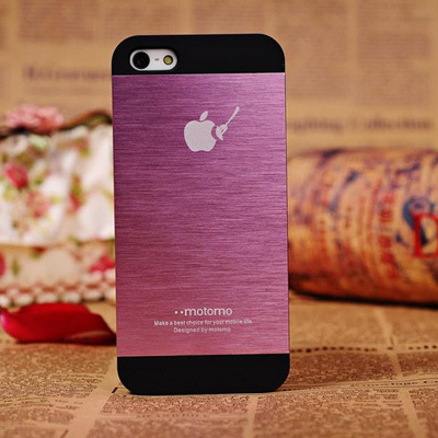 壳 motomo钢化拉丝带标手机外壳 苹果外壳 图