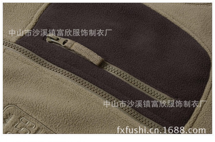 【加厚摇粒绒<em>背心</em>外套定制<em>户外</em>抓绒<em>马甲外贸</em>保