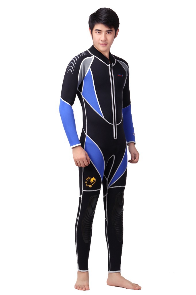 Dive&Sail 3mm连体长袖潜水服 潜水衣 冬泳衣