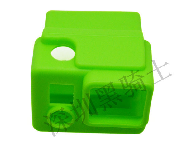 GP98 GoPro配件 Hero3+硅胶套 保护套 黑蓝绿