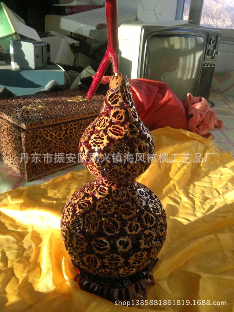 核桃工艺品中国民间传统手工艺品 葫芦 过年装饰品 新年装饰