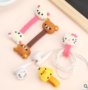 韓國小禮品 輕松熊釘扣式繞線器/整理器 (兩個入多款選) 活動促銷價