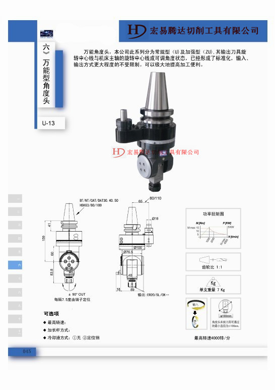 万能型角度头 侧铣头 角度头刀柄 欧美品质 优势批发 sdk钨钢铣刀