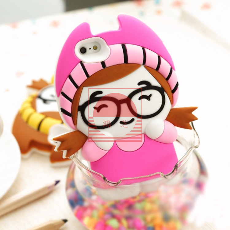 【韩国cuite<em>手机</em>套 <em>东京女孩手机</em>壳 iphone5硅