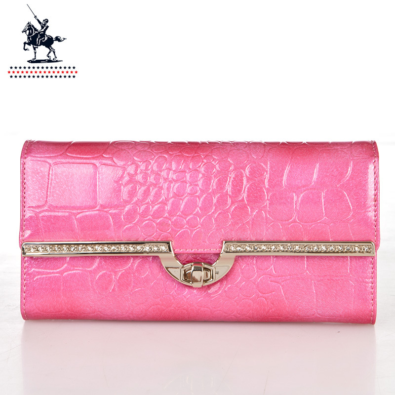 女<em>钱包</em>批发 <em>保罗骑士</em> 正品牛皮长款<em>女士钱包</em> 淑