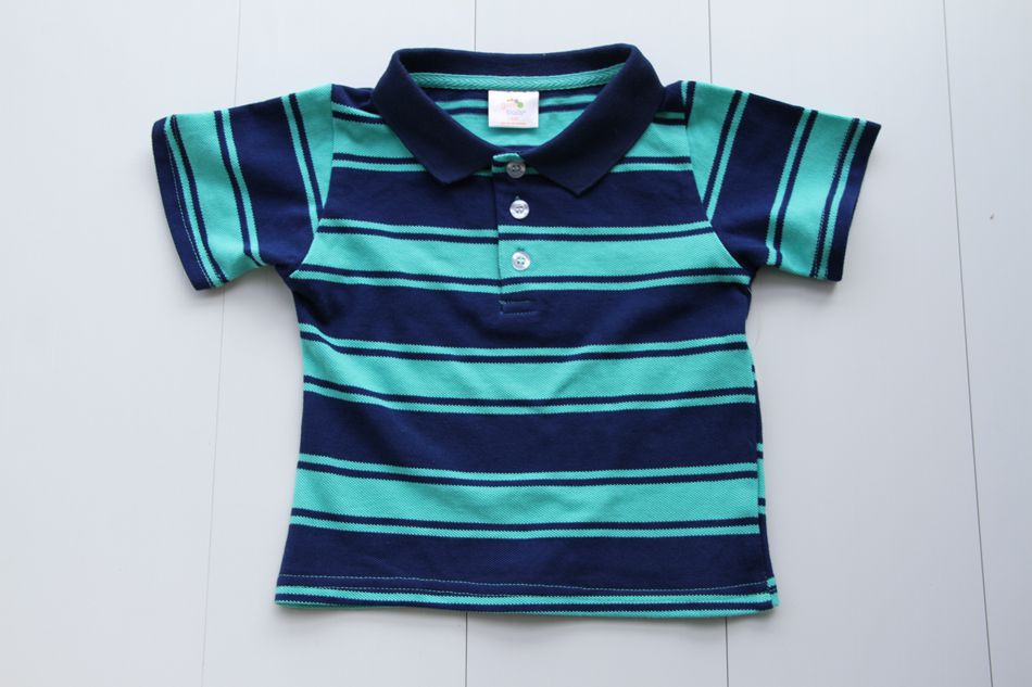 2013夏季童装 男童短袖T恤 男童彩条polo衫 童