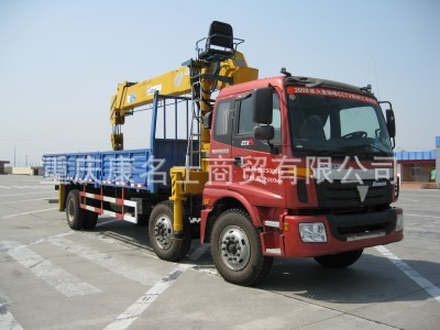 石煤SMJ5250JSQBC3随车起重运输车ISDe210东风康明斯发动机