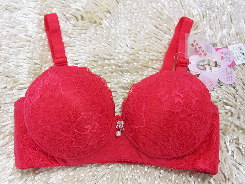 【新款无磁防静电加厚棉内衣<em>胸罩</em> 时尚无<em>钢丝</em>