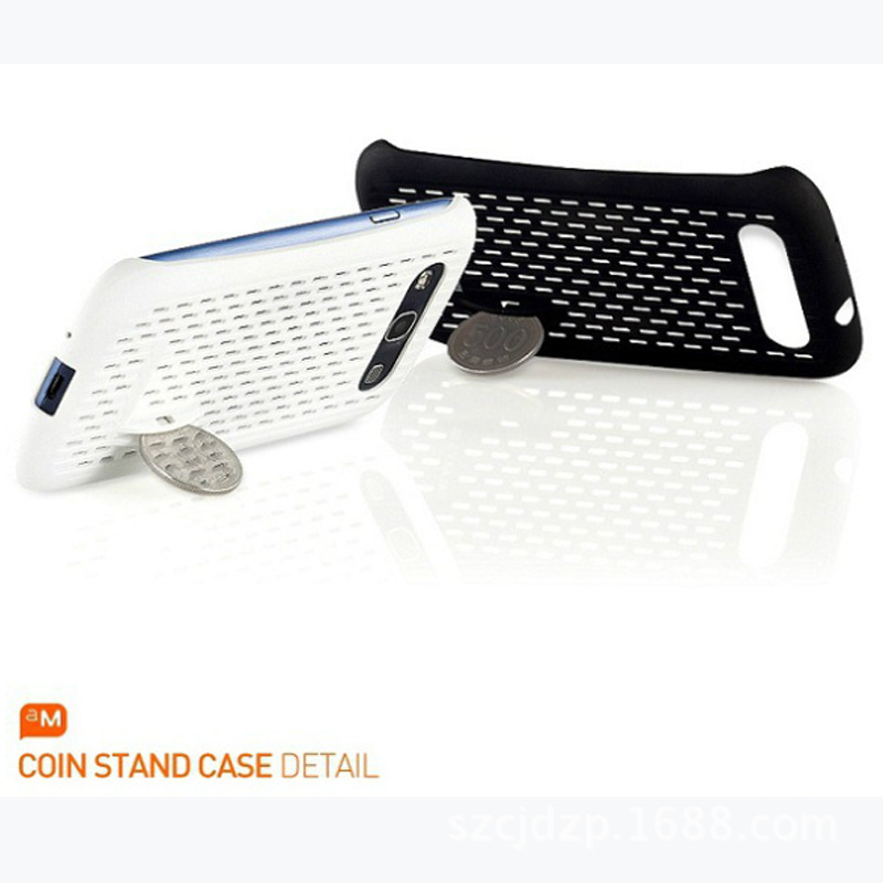 【三星S3散热硬币支架手机保护外壳 samsung
