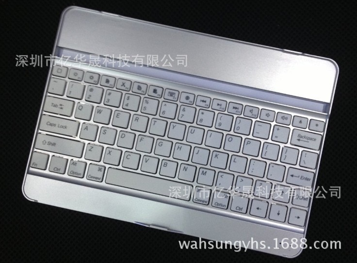 【厂家直供ipad5平板电脑蓝牙键盘 金属制成 美