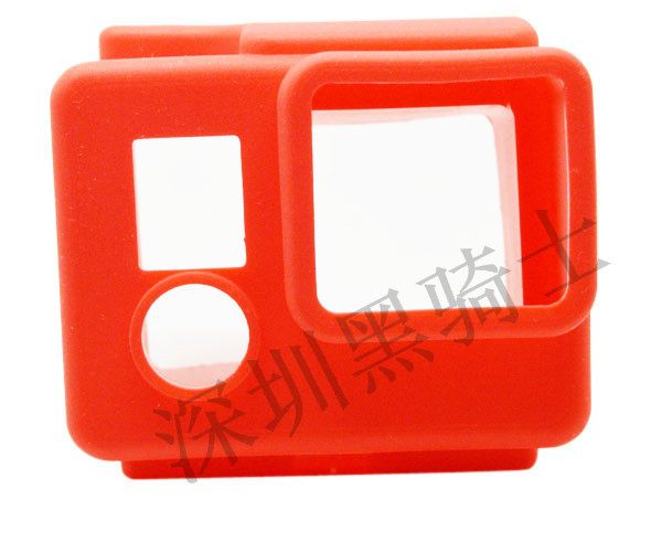 GP98 GoPro配件 Hero3+硅胶套 保护套 黑蓝绿