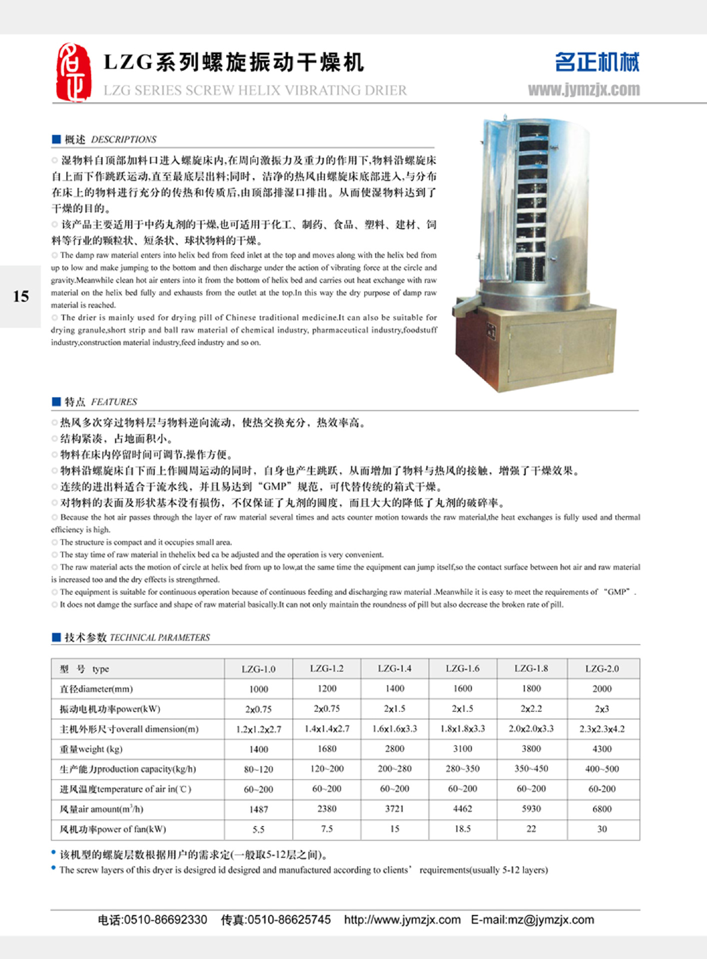 LZG系列螺旋振動乾燥機-15