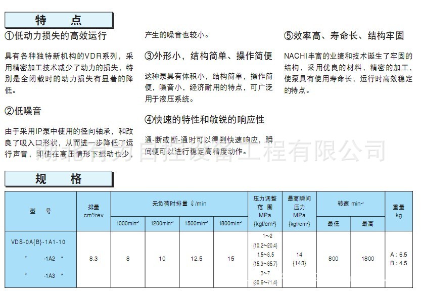 叶片泵VDS
