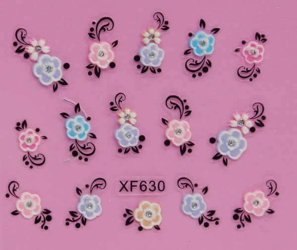 指甲贴、指甲饰品-美甲产品批发 美甲3D贴花