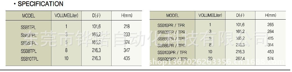 产品规格