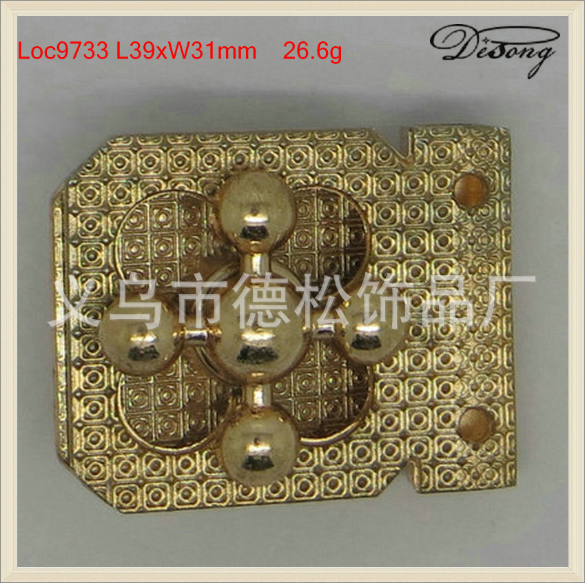 箱包五金配件锁扣,高档女式包扭锁