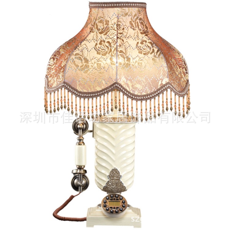生产销售 礼品电话台灯 仿古装饰电话台灯 GB