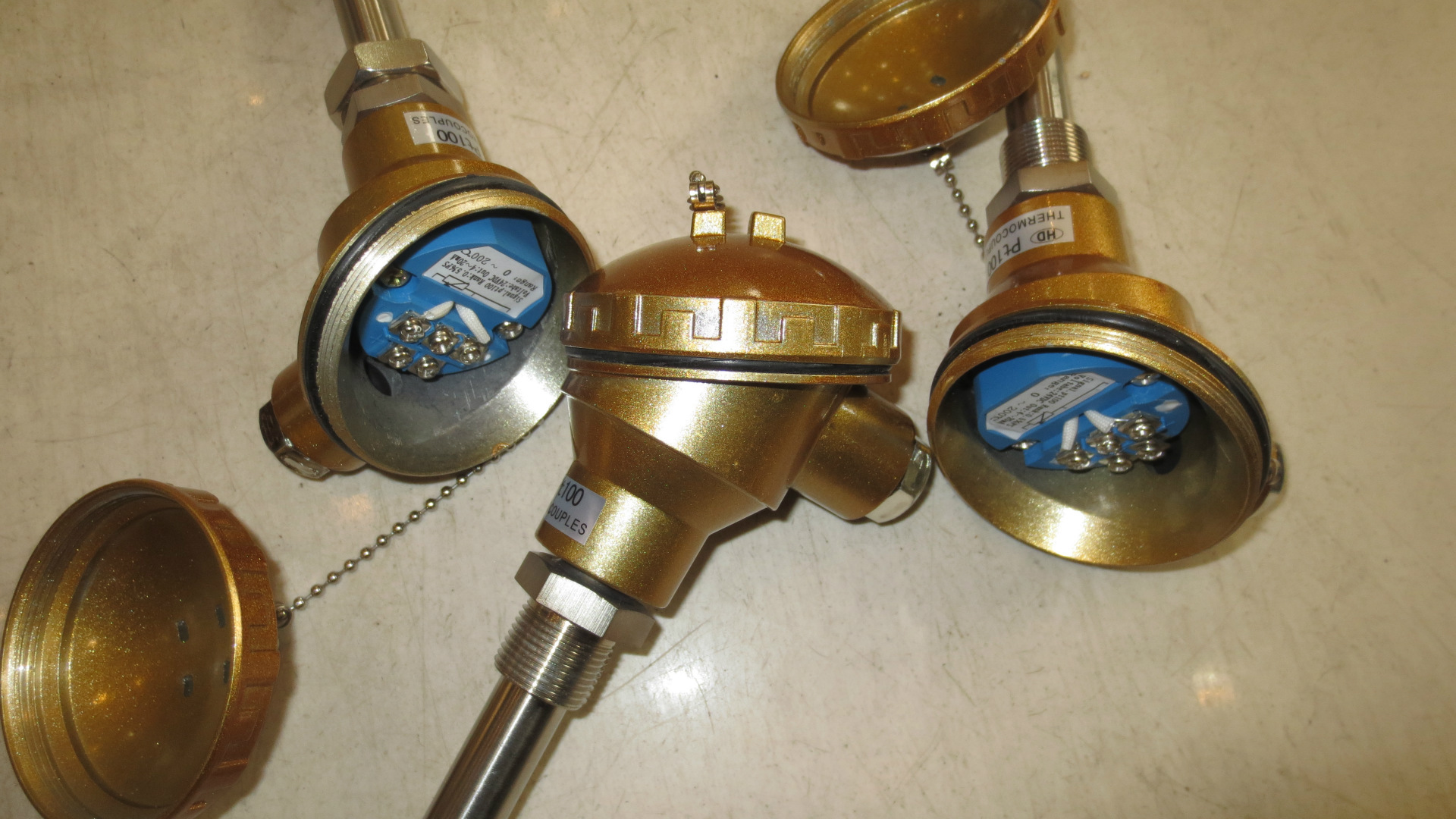 【优质一体化变送器热电阻PT100 带温度变送