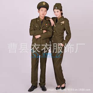 表演服-男女军官演出服/<em>国民党女特务服装</em>/国民