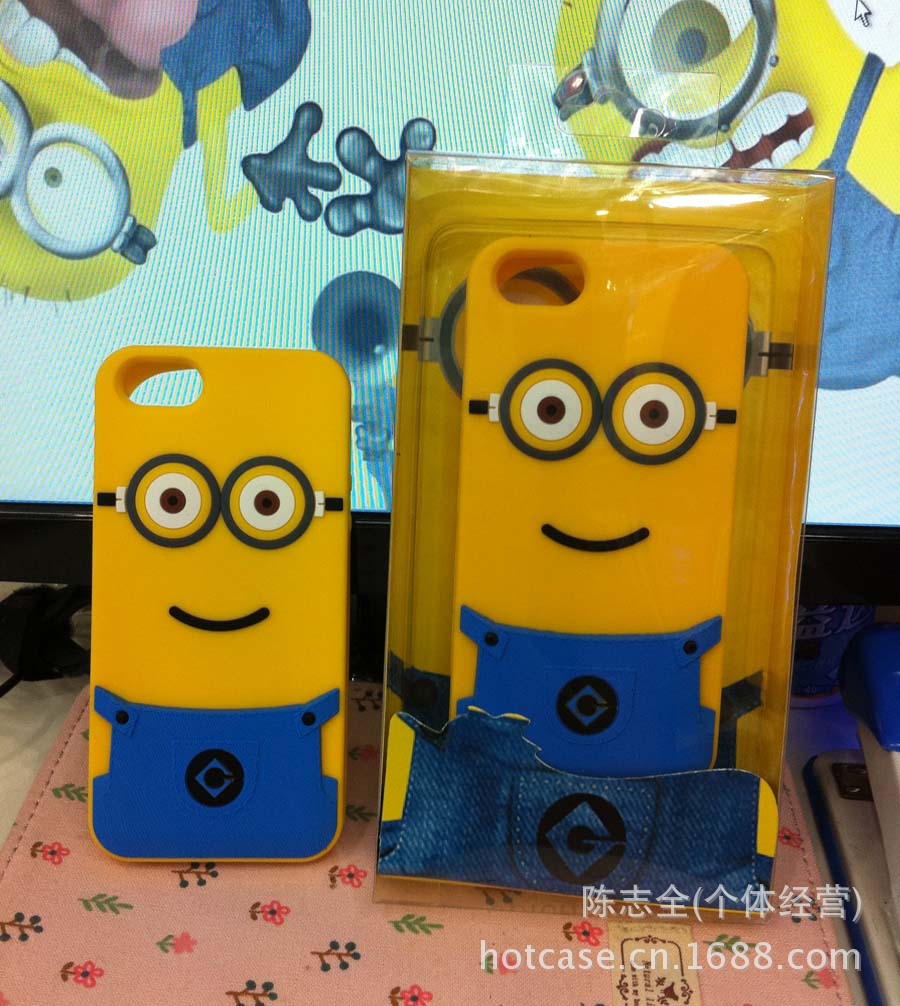 潮蘋果手機套iphone5手機殼保護套原創DespicableMe2卑鄙的我工廠,批發,進口,代購