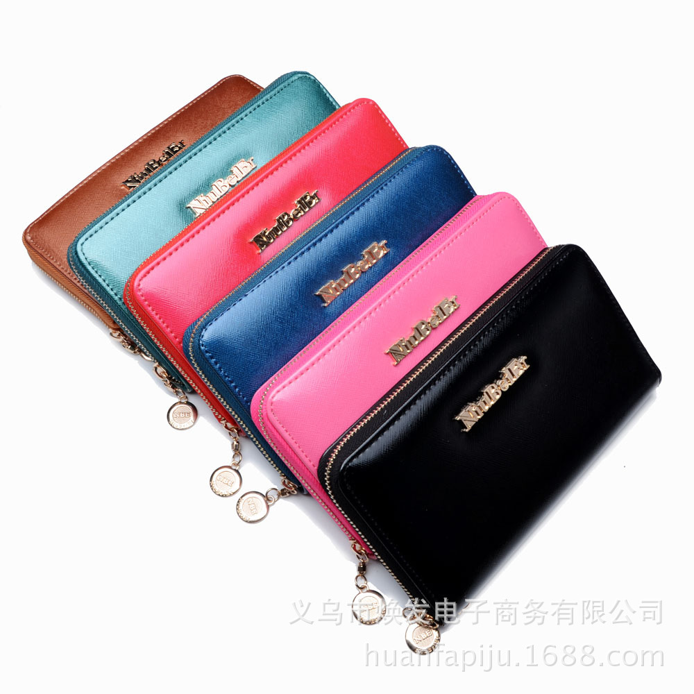 焕发<em>皮具</em>供应<em>女士</em>手拿钱包<em>批发</em> 中长款女式钱