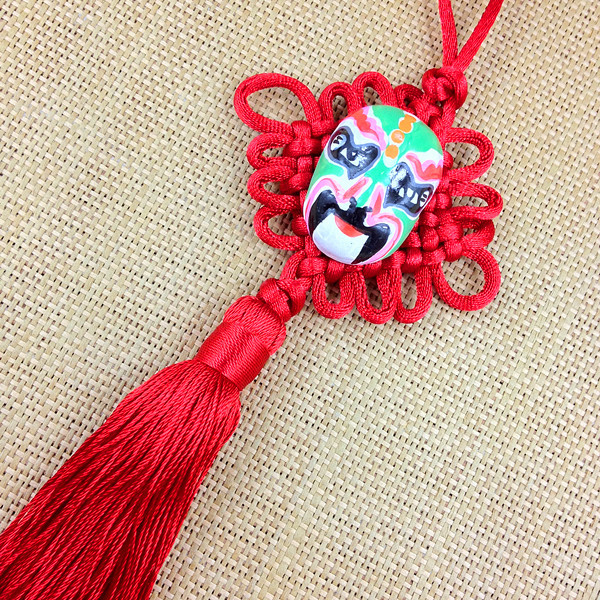 批发采购中国结-批发8盘脸谱中国结挂件 出国