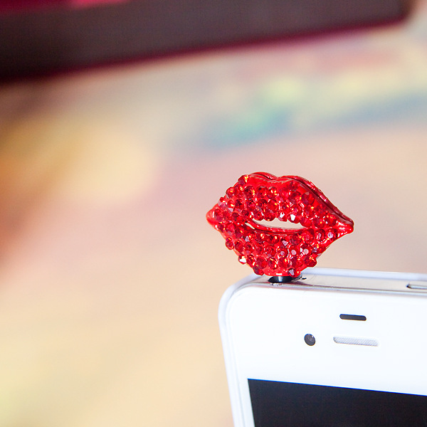 A50 伊恩惠同款我想你紅唇手機防塵塞 iPhone 三星 通用款式工廠,批發,進口,代購