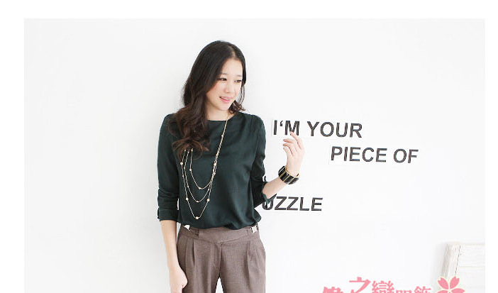 【韩国饰品厂批发 长款 金丝连球球定位珠多层