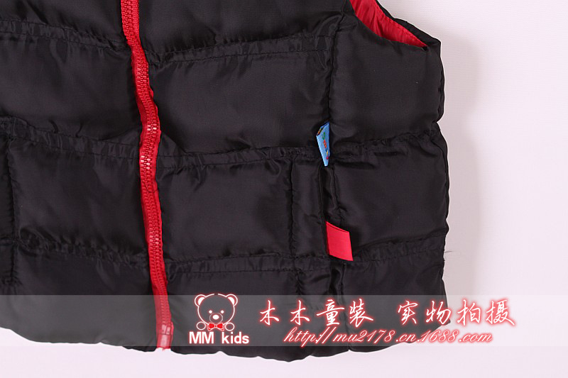 【外贸童装童装批发 simly两面穿<em>儿童立领棉马</em>