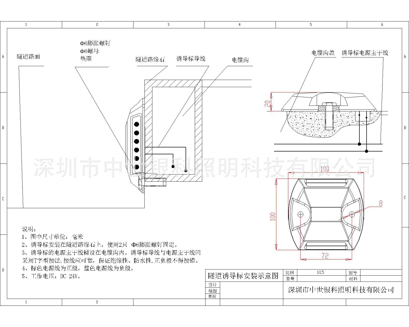 诱导标安装示意图-Model