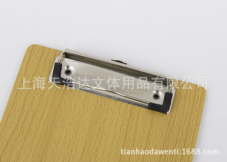 【厂家直销供应A4贴面板夹 木质写字板夹木板