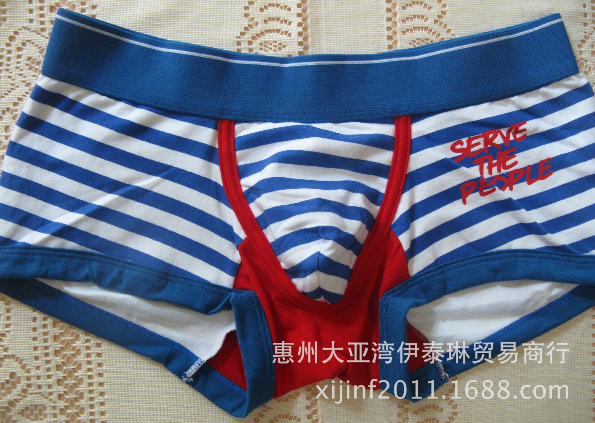 外贸男装批发 纯棉<em>品牌</em>男士平角裤 时尚<em>男式内</em>