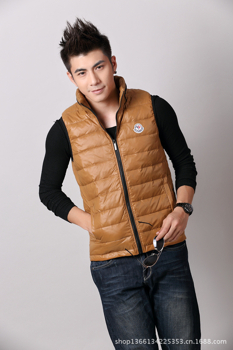 男式<em>马甲</em> 男士羽绒<em>马甲外套</em> 韩版<em>男装</em>时尚休闲