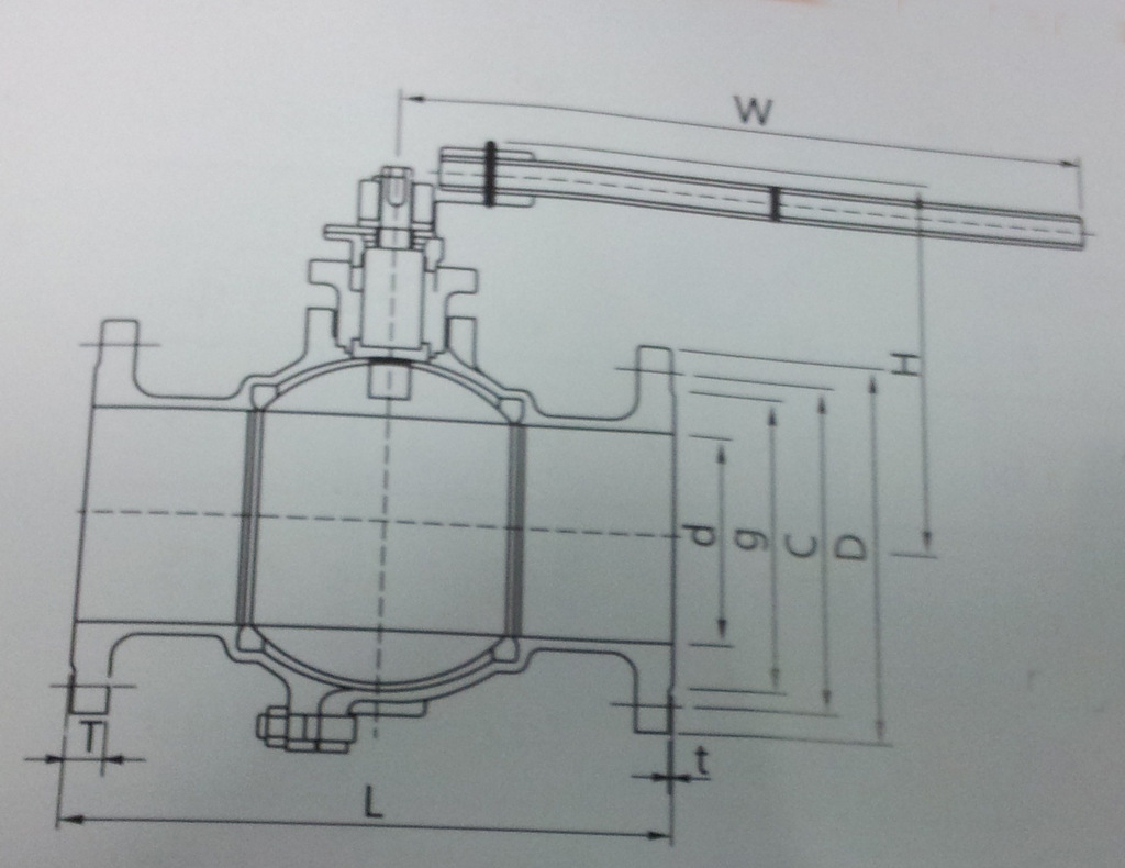 【两片式美标法兰浮动球阀|软密封球阀】