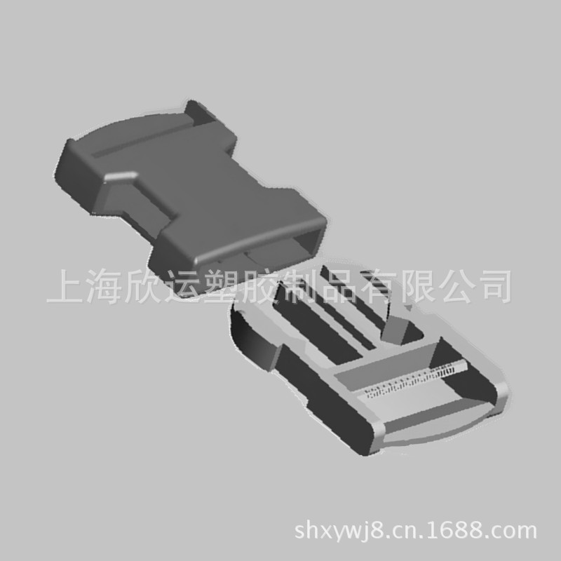 【上海注塑模具厂专业模具三维图设计 塑料扣