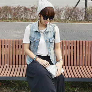 批发采购女式<em>马甲</em>背心-【吉<em>诺诗</em>】2013新款韩