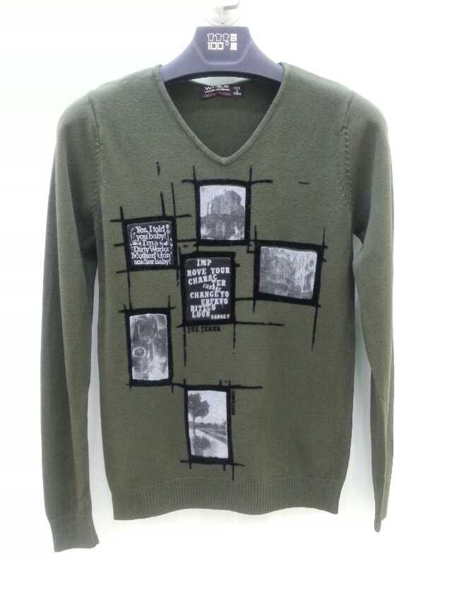 【<em>厂家直销</em> <em>低价</em>批发 外贸库存韩版 男<em>毛衣</em> 针织