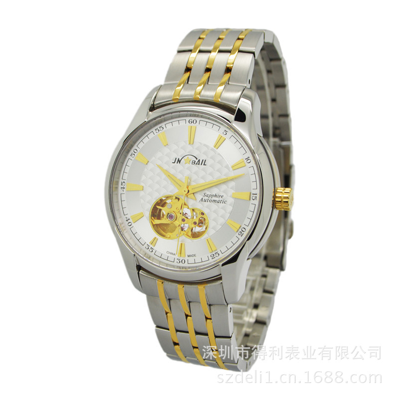 正品瑞士品牌进口机芯钢带防水蓝宝石自动机械