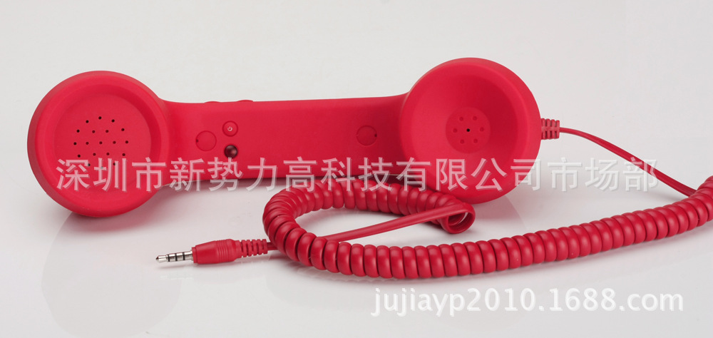 手机专用线控耳机-厂家直推 苹果手机听筒复古