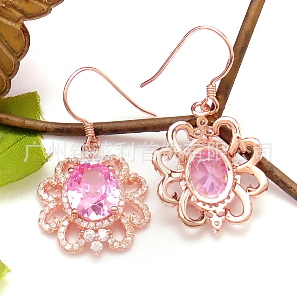 批发采购首饰套装-925纯银套装 宝石锆石奥宝