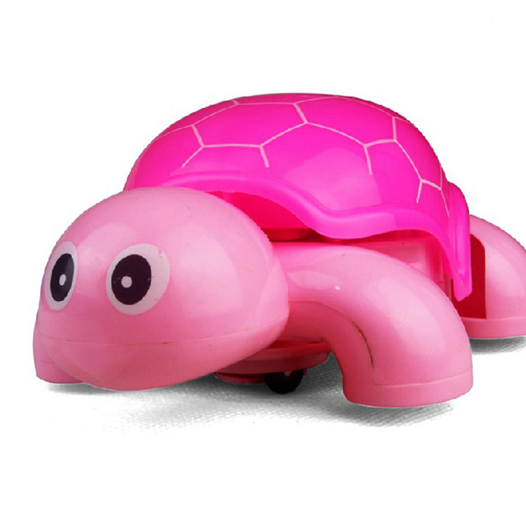 【小额批发 实色电动万向灯光音乐QQ龟 电动玩