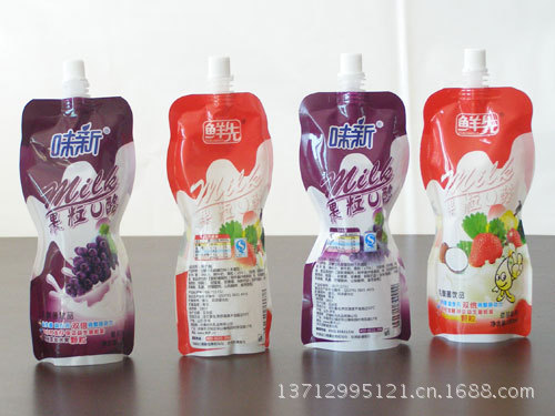 【【图】厂家供应全国热卖品牌果汁饮料吸嘴袋