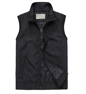 批发采购男式<em>马甲</em>-<em>广告服装定做</em> 黑色<em>马夹定制</em>