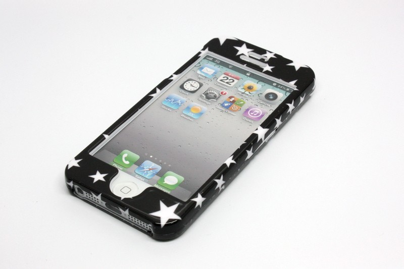 苹果iPhone5 上下壳手机壳 5G双面水贴花样图