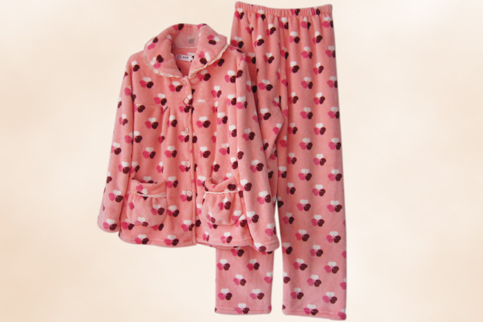 厂家直销 新款法兰绒<em>睡衣冬季女士</em>家居休闲服
