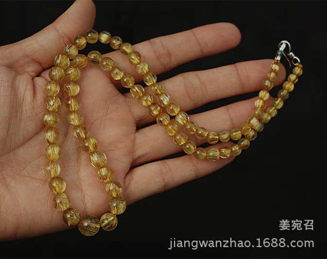 采购宝石工艺品-天然宝石项链 天然水晶项链 天