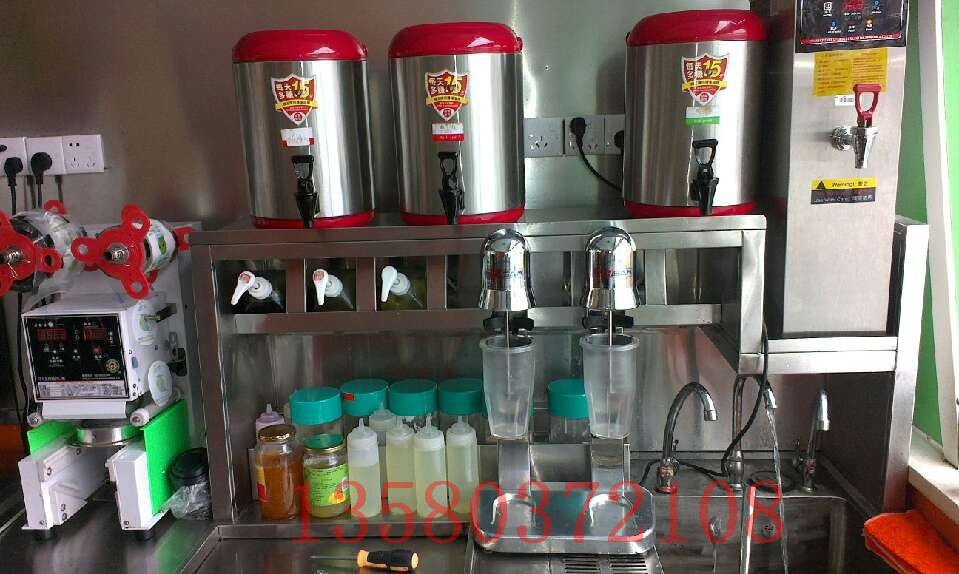 冷冻食品加工设备-奶茶店制冰机 多功能 储水槽